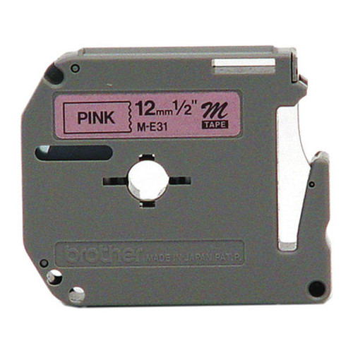 BROTHER ME31 BROTHER 12MM (1/2") BLACK ON P BROTHER ME31 BROTHER 12MM (1/2") BLACK ON P