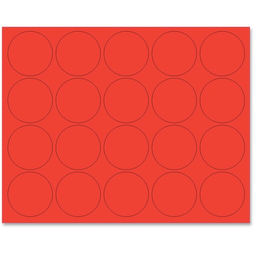 BI-SILQUE VISUAL COMMUNICATION PRODUCTS FM1604 MAGNETIC COLOR CODING DOTS,12/BG,RED