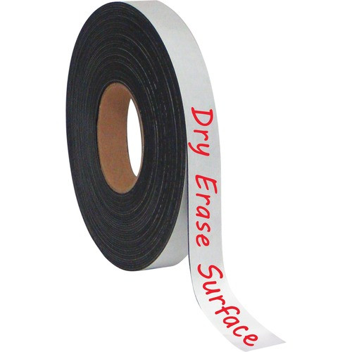 BI-SILQUE VISUAL COMMUNICATION PRODUCTS FM2020 MAGNETIC ADHESIVE ROLL,1X4',BLACK