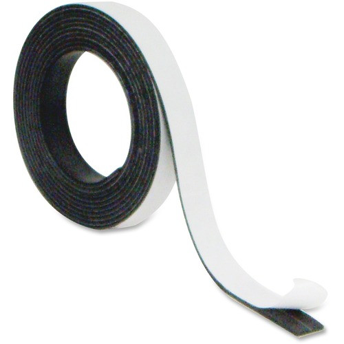 BI-SILQUE VISUAL COMMUNICATION PRODUCTS FM2319 MAGNETIC ADHESIVE ROLL,1/2X7',BLACK