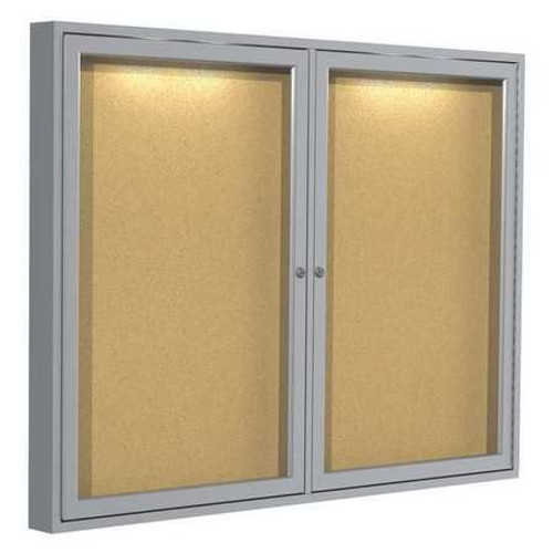GHENT CPA23660K TACKBOARD, 36X60,2-DOOR FRAME