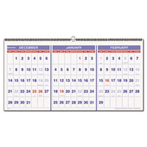 AT-A-GLANCE PM14-28 HORIZONTAL WALL CALENDAR