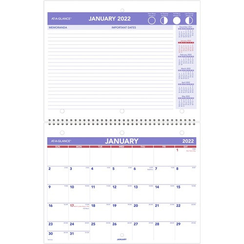 AT-A-GLANCE PM170-28 MONTHLY DESK/WALL CALENDAR