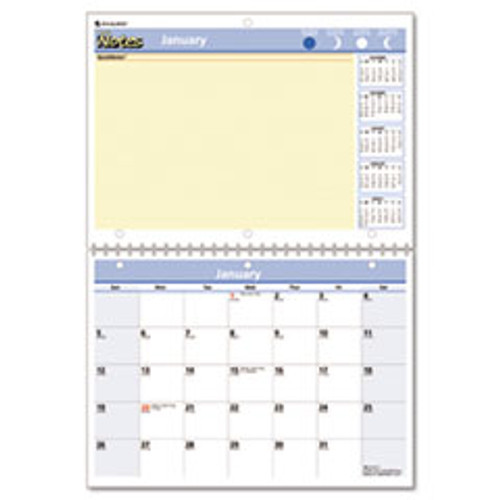 AT-A-GLANCE PM50-28 MONTHLY WALL CALENDAR,11X8