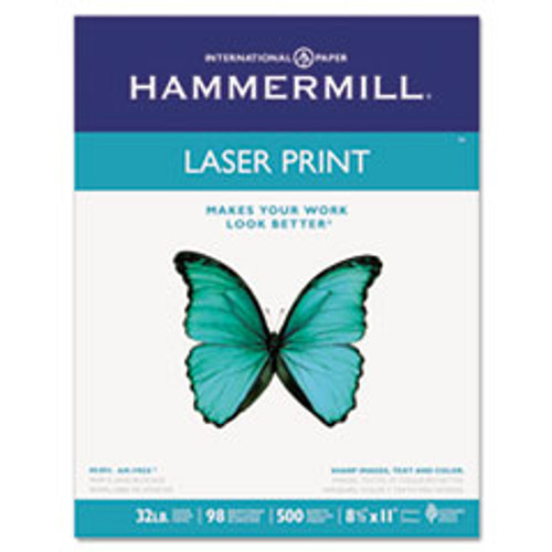 HAMMERMILL 10464-6 LASER PRINT OFFICE PAPER, 98 BRIGHTNESS,
