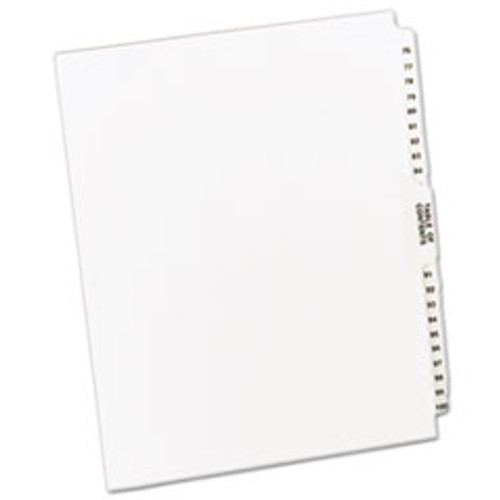 AVERY 11397 TAB DIVIDER, 76-100,LETTER,WHITE,1 SET