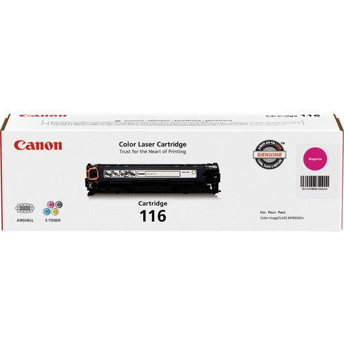 CANON CRTDG116MA TONER CARTRIDGE,1500 PAGE YIELD,MAGENTA CANON CRTDG116MA TONER CARTRIDGE,1500 PAGE YIELD,MAGENTA