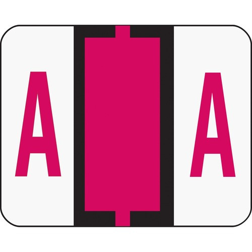 SMEAD MANUFACTURING CO. 67071 END TAB LABEL,A-Z COLOR-CODED BAR-STYLE