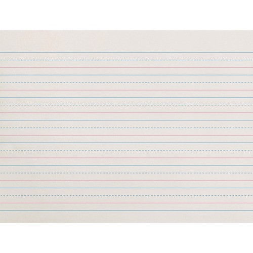 PACON CORPORATION ZP2611 BROKEN MIDLINE PAPER, 5/8"X5/16" RULE
