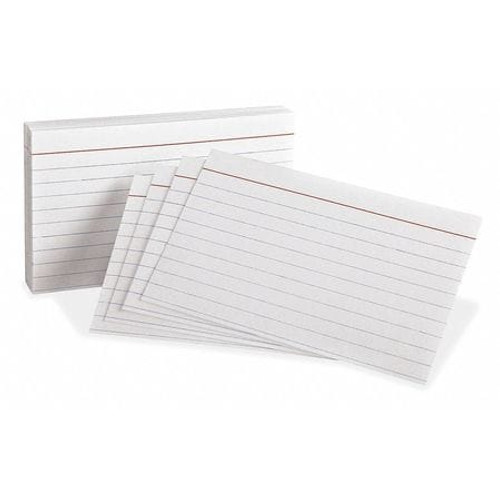 OXFORD 63500 OXFORD  RULED HEAVYWEIGHT INDEX CARDS, 3
