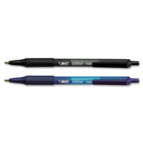 BIC CORPORATION SCSM361BK PEN,SOFTFEEL,BP,MED,BK,36CT