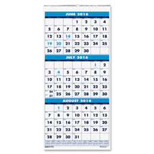 HOUSE OF DOOLITTLE 3645 CALENDAR,WALL,3-MNTH,ACADEM
