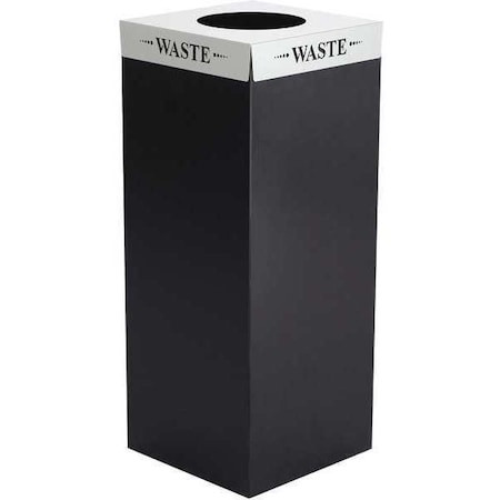 SAFCO 2990WA SQUARE-FECTA™  RECYCLING TRASH CAN, LID,