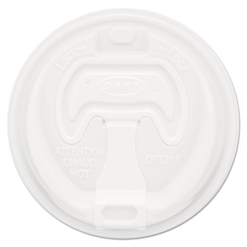 DART CONTROLS 16RCLPK OPTIMA RECLOSABLE LID, 12-24OZ FOAM CUPS