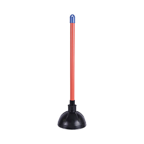 BOARDWALK 09201 TOILET PLUNGER, 18" PLASTIC HANDLE W/ 5  BOARDWALK 09201 TOILET PLUNGER, 18" PLASTIC HANDLE W/ 5