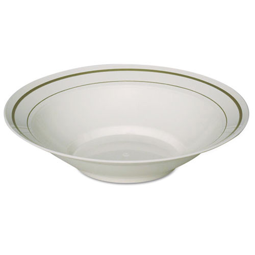 WNA COMET MPBWL10IPREM MASTERPIECE PLASTIC BOWLS, 10 OZ., IVORY