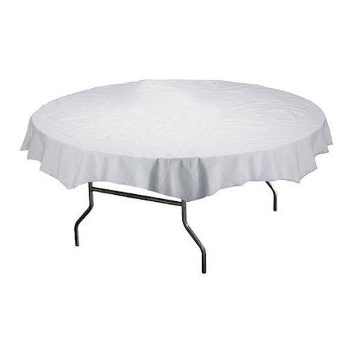 HOFFMASTER 210101 TABLECOVER RND 82" WHT
