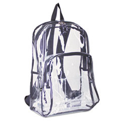 EASTSPORT, INC. 193971BJBLK BACKPACK, PVC PLASTIC, 12 1/2 X 17 1/2 X