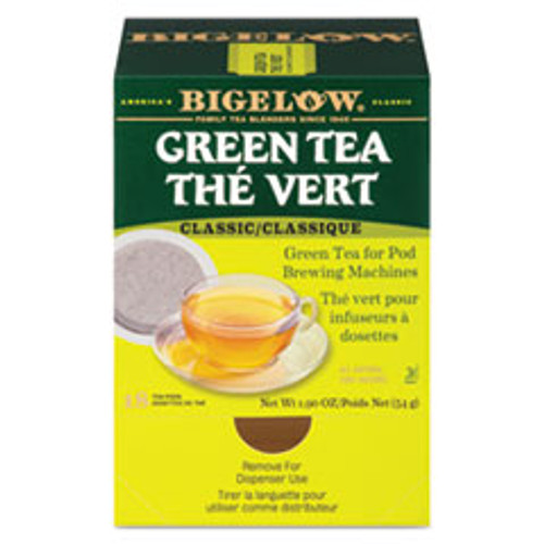BIGELOW TEA COMPANY 007906 BIGELOW  TEA, GREEN, POD, CLASSIC, 18/BX