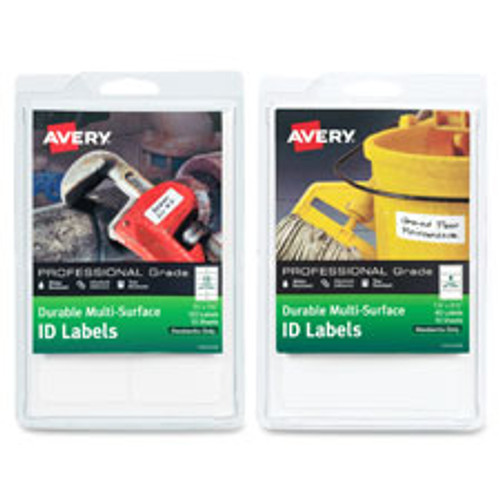 AVERY 61521 LABELS,DUR TBLK,120PK,WTH