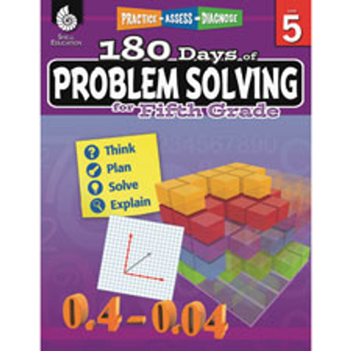 SHELL EDUCATION 51617 180 DAY PROBLEM SOLVING GR5 WORKBK