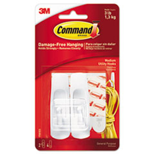 3M COMPANY 17001ES HOOK,COMMAND,MEDIUM,2PC,WE