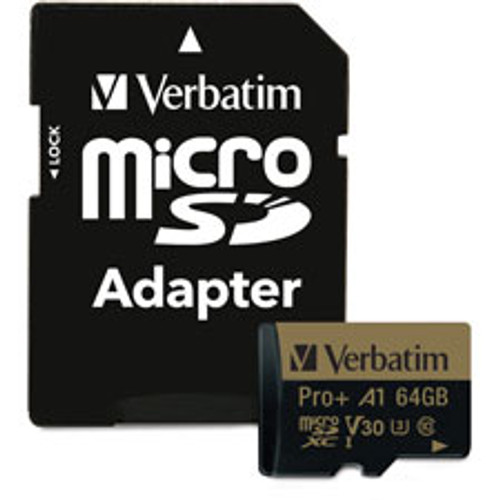 VERBATIM 70002 VERBATIM  MEMORY CARD W/ADAPTER, MICROSD