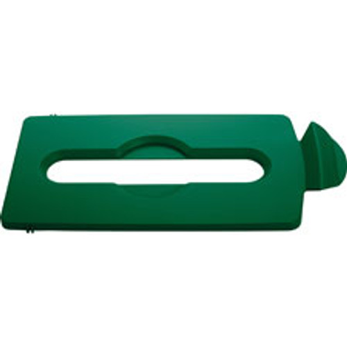 RUBBERMAID COMMERCIAL PRODUCTS 2007886 SJRS GREEN PAPER SLOT LID