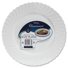 WNA COMET RSCW61512WCT WNA COMET  CLASSICWARE PLATES, 6", 180/C