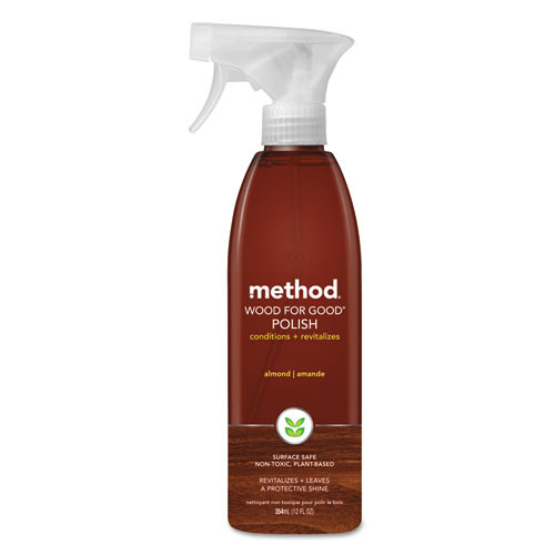 METHOD PRODUCTS INC. 00086 POLISH SPRAY WOOD ALMOND 12OZ