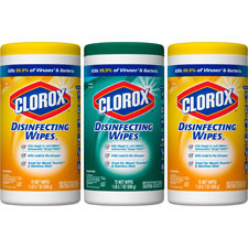 CLOROX COMPANY 30208CT CLOROX COMPANY  DISINFECTING WIPES, BLEA