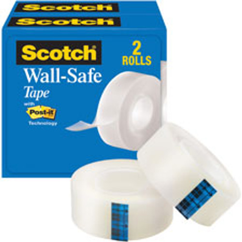 3M COMPANY 813S6 3M  TAPE ROLL, WALL-SAFE, 3/4"X800", 6 R