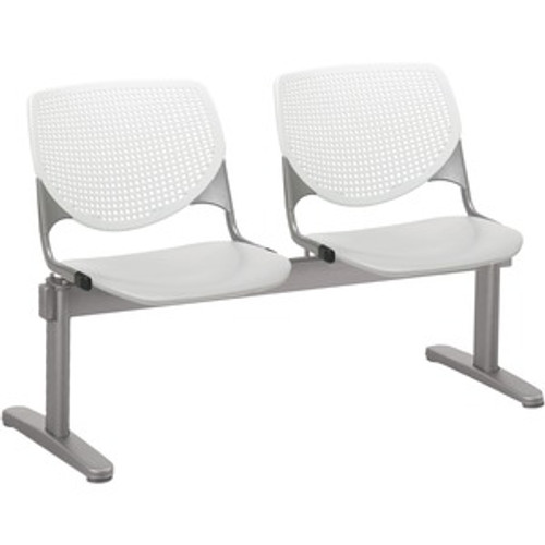 KFI 2300BEAM2813 BEAM SEATING- 2 SEATER WITH PERFORATED B