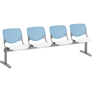 KFI 2300BEAM4358 BEAM SEATING- 4 SEATER WITH PERFORATED B