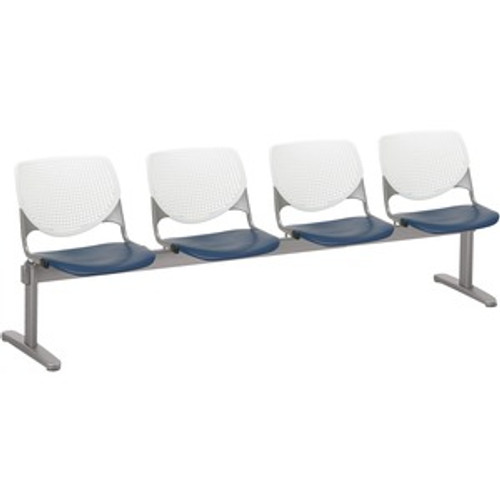KFI 2300BEAM483 BEAM SEATING- 4 SEATER WITH PERFORATED B