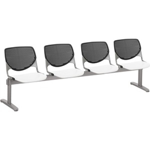 KFI 2300BEAM4108 BEAM SEATING- 4 SEATER WITH PERFORATED B