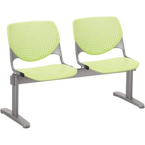 KFI 2300BEAM2P14 BEAM SEATING- 2 SEATER WITH PERFORATED B