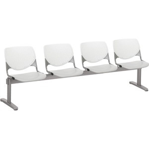 KFI 2300BEAM4813 BEAM SEATING- 4 SEATER WITH PERFORATED B