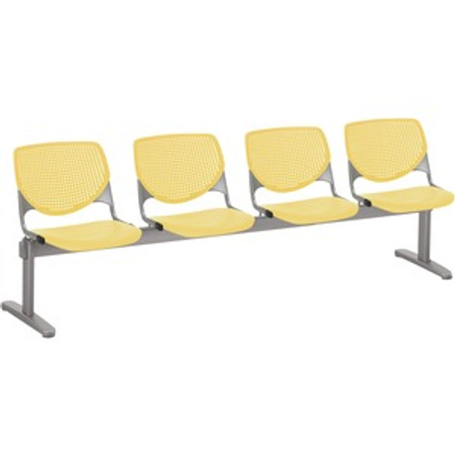 KFI 2300BEAM4P12 BEAM SEATING- 4 SEATER WITH PERFORATED B