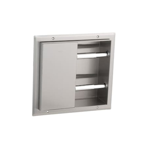 BOBRICK WASHROOM 386 PARTITION-MOUNT MULTI-ROLL TOILET TISSUE