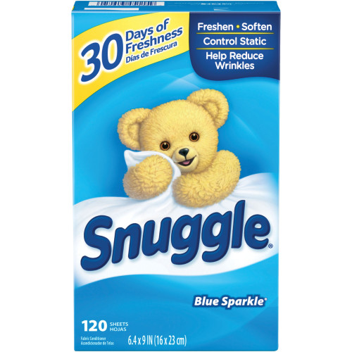 DIAL CORPORATION 45115 DIAL SNUGGLE BLUE SPARKLE DRYER SHEETS