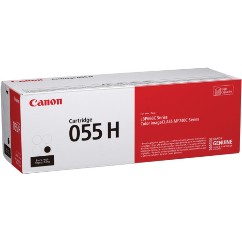 CANON CRTDG055HBK CANON 055H TONER CARTRIDGE - BLACK CANON CRTDG055HBK CANON 055H TONER CARTRIDGE - BLACK