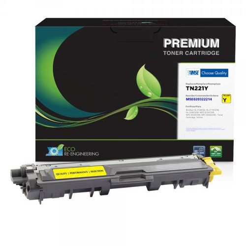 CLOVER IMAGING GROUP MSE020322214 REMANUFACTURED TN221Y TONER CARTRIDGE