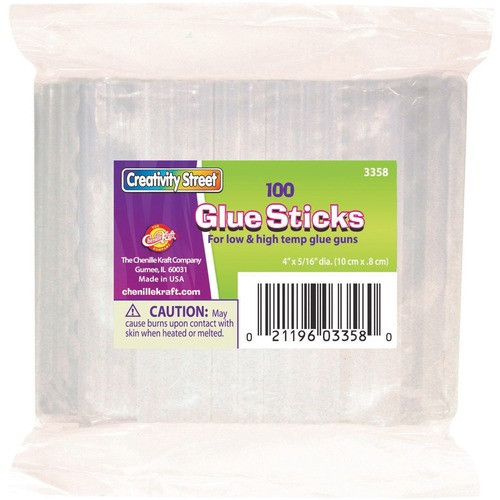 PACON CORPORATION 3358 PACON  GLUE STICKS, DUAL-TEMPERATURE, 4"