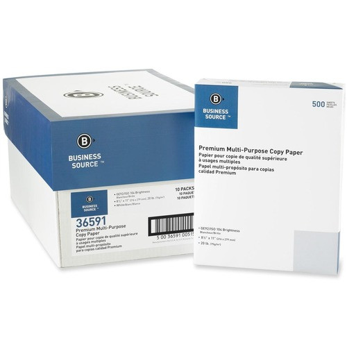 BUSINESS SOURCE 36591 BUSINESS SOURCE  MULTIPURPOSE PAPER,92 B