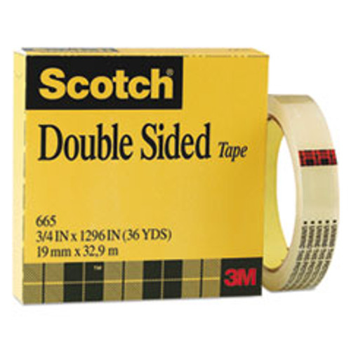 3M COMPANY 665341296 TAPE,DBL COAT,3/4"X36YD