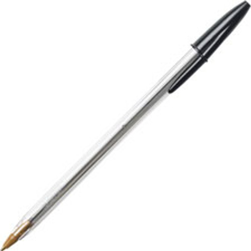 BIC CORPORATION MSP10BK PEN,CRISTAL,STICK,10CT,BK