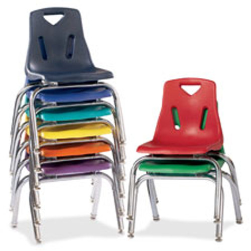 JONTI-CRAFT, INC. 8148JC1114 BERRIES® STACKING CHAIR WITH CHROME-PLAT