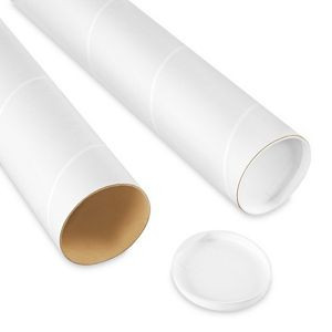 USC S-17806 WHITE MAILING TUBES - 4 X 72"
