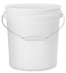 USC S-17941W PLASTIC PAIL - 1 GALLON, WHITE